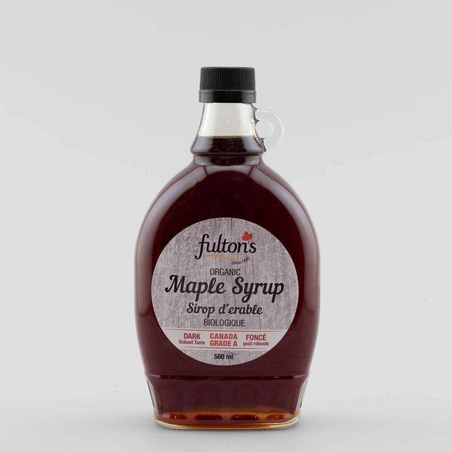 500ml Organic Maple Syrup - Fulton's
