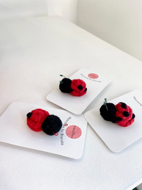 Lady Bug Plant Charm/ Fridge Magnet - ForgetBKnot