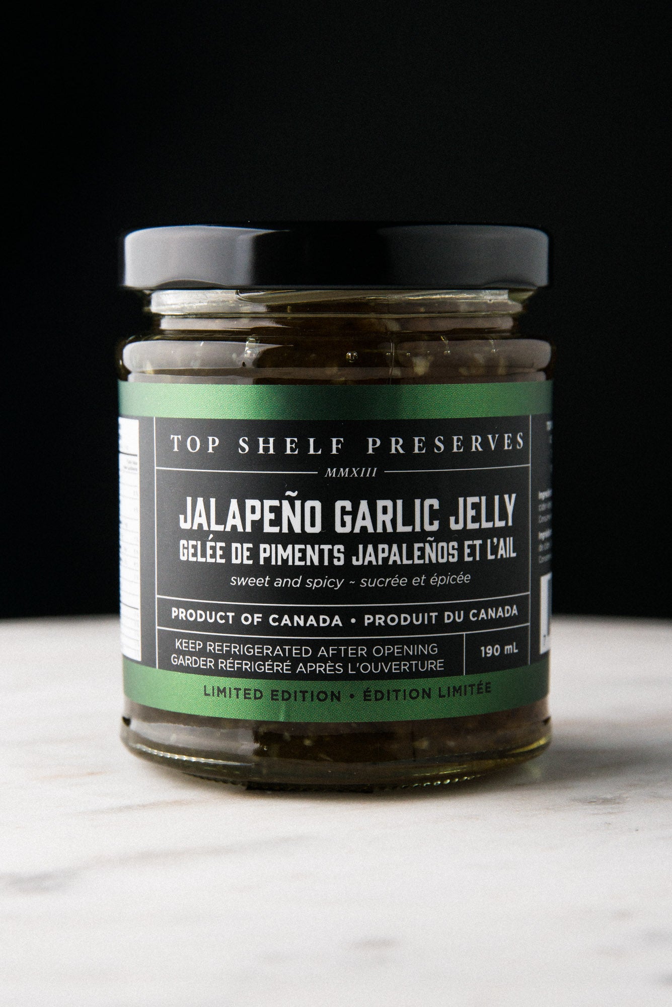 Jalapeño Garlic Jelly - Top Shelf Preserves