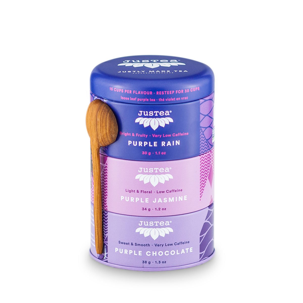 Purple Tea Variety Gift Trio - Loose Leaf - JusTea