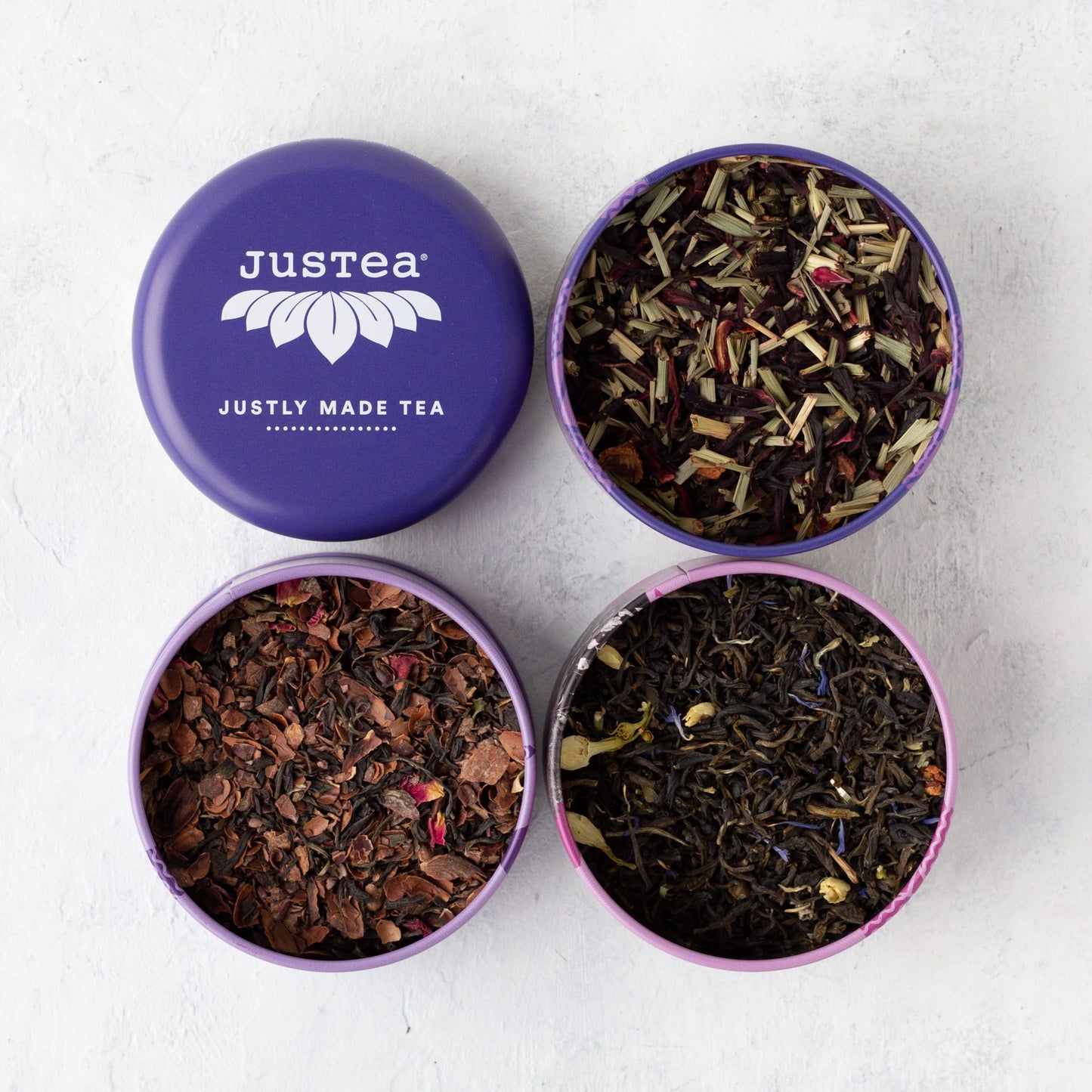 Purple Tea Variety Gift Trio - Loose Leaf - JusTea