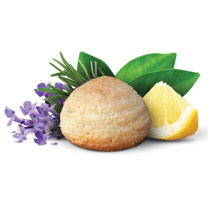 Lavender Lemon Macaroon Cookies