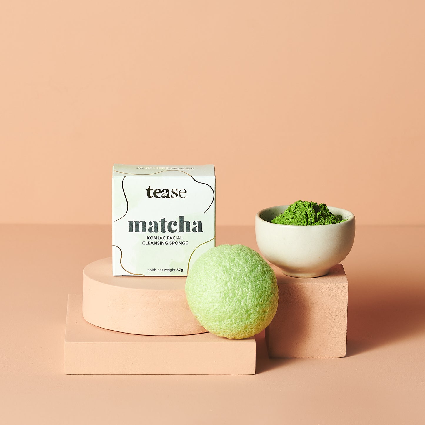 Matcha Infused Konjac Sponge - Tease