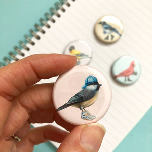 Fashionable Birds Magnets