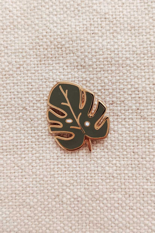 Monstera Enamel Pin - Mimi and August
