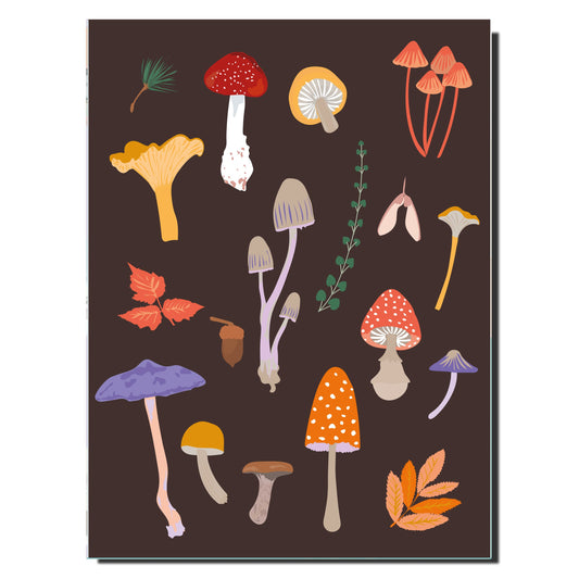 Mushrooms Notebook - Lili Graffiti
