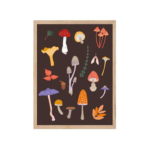 Mushrooms Art Print