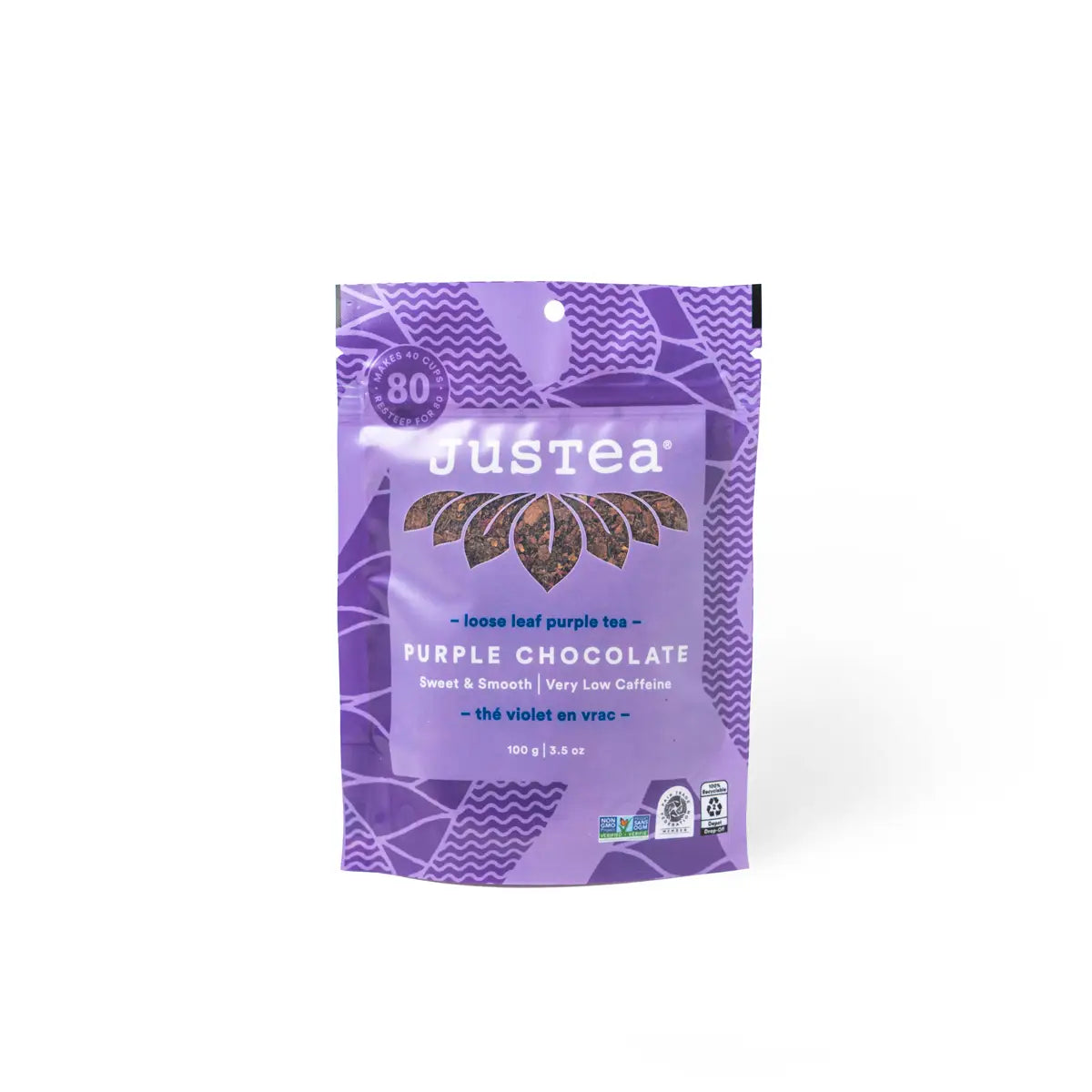 Purple Chocolate - Organic Loose Leaf - JusTea
