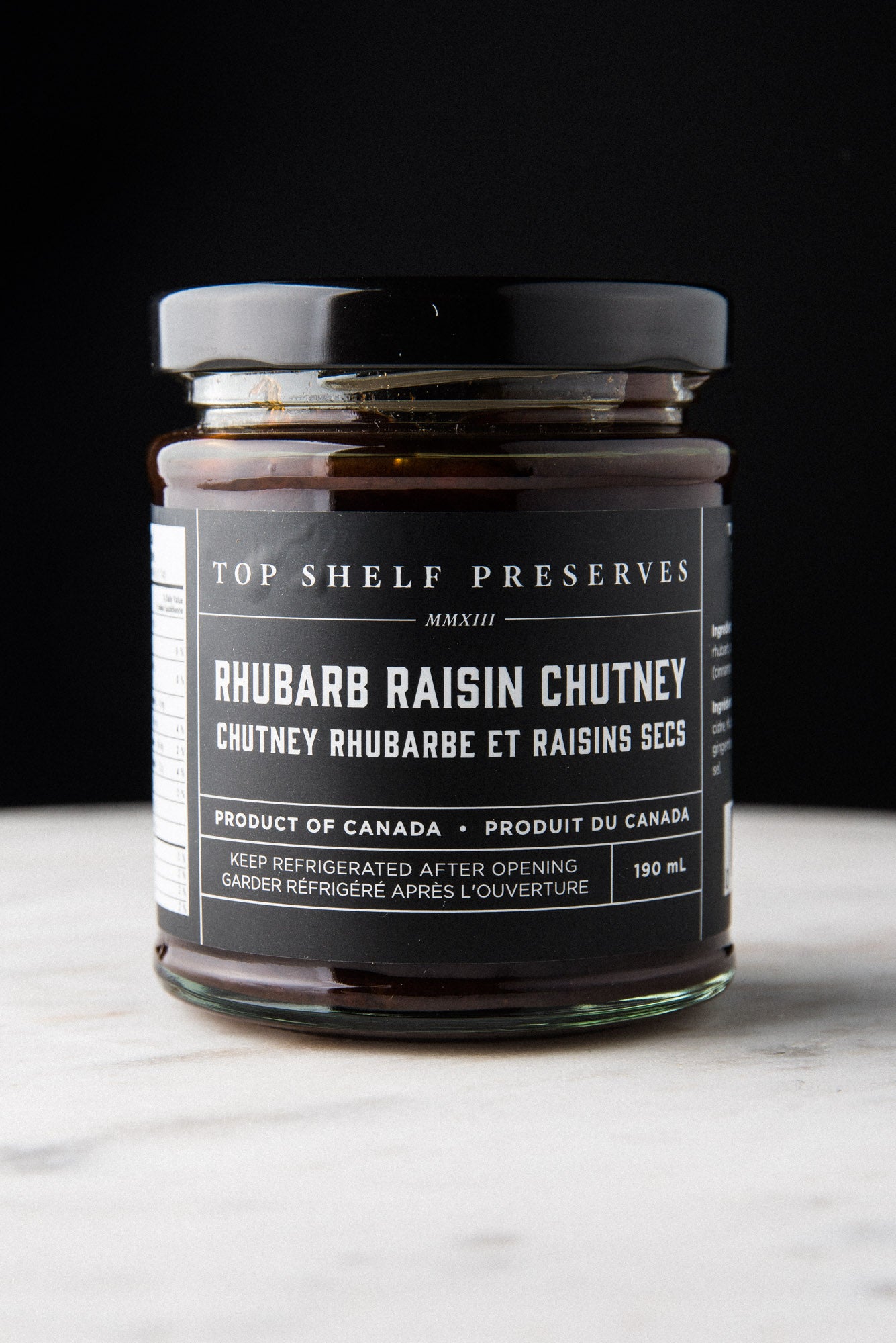 Rhubarb Raisin Chutney - Top Shelf Preserves