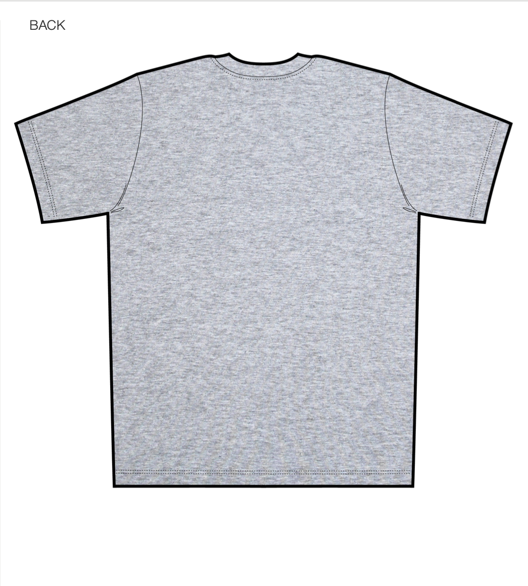 Rise Tshirt Unisex in Grey Melange - Kindred Apparel