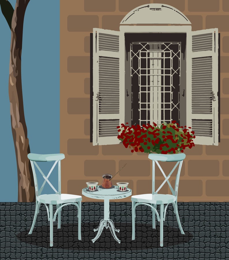 Art Print - House in the village