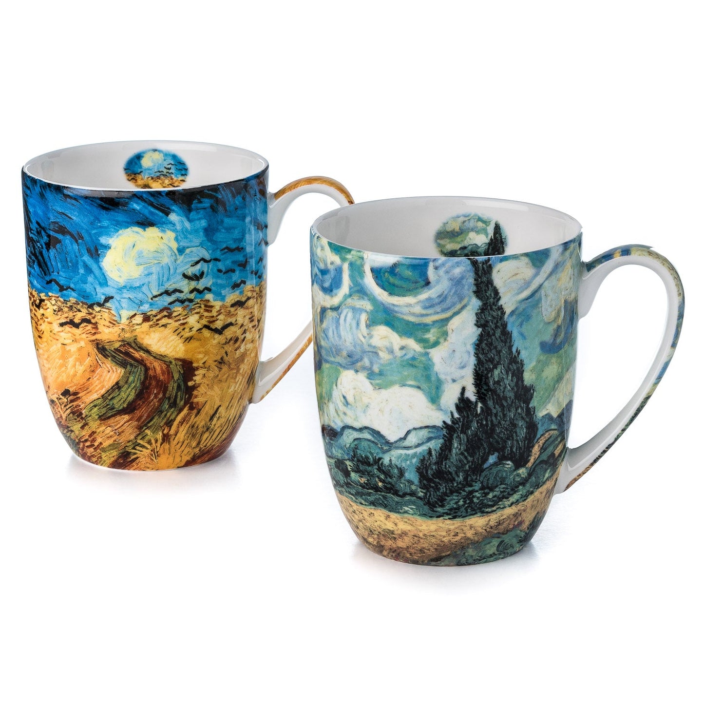 Van Gogh's Wheatfields Mug Pair - McIntosh