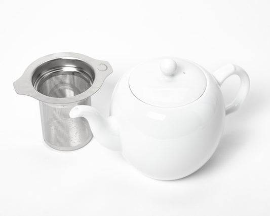 Perfection Porcelain Teapot - White - Camellia Sinensis