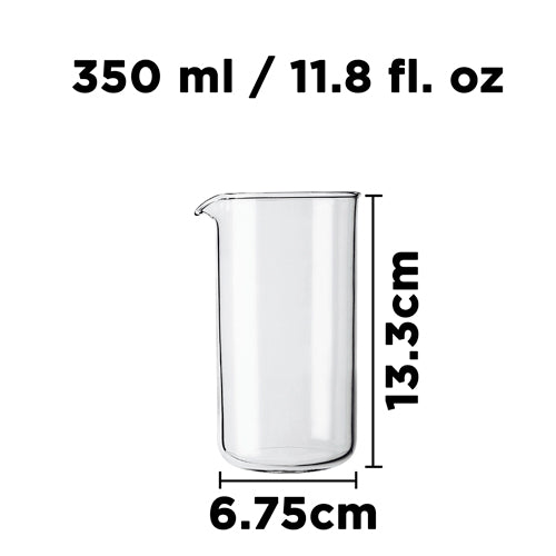 Glass Beaker Replacement 350ml - Grosche