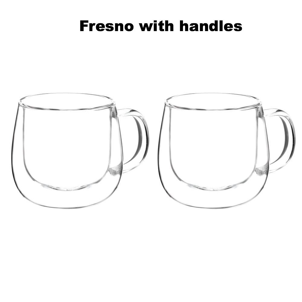 Fresno Insulating Double Wall Glass Cups
