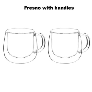 Fresno Insulating Double Wall Glass Cups