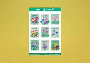 Spring Seeds Stickers