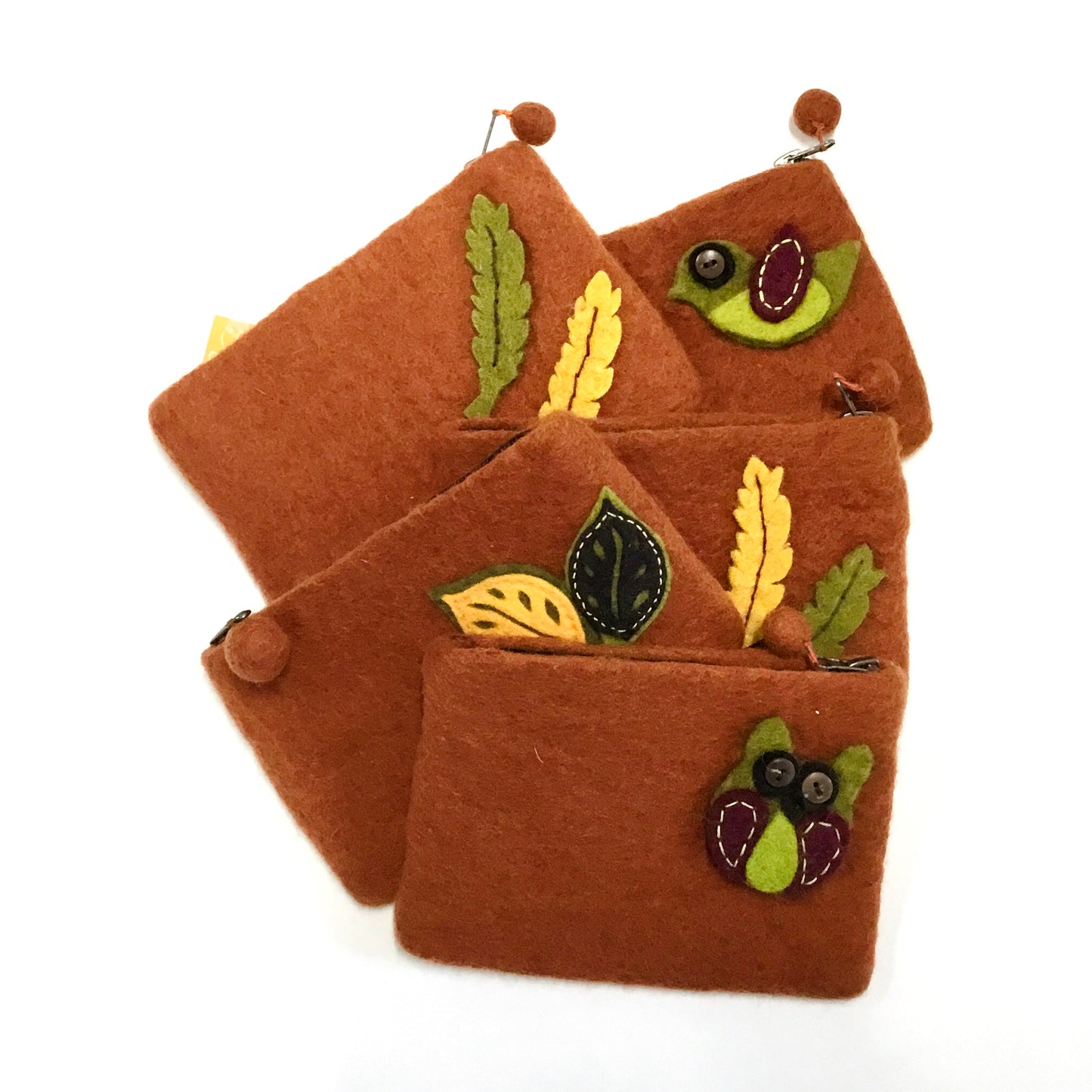 Mini Organizer Pouch Felted Wool - Fibres of Life