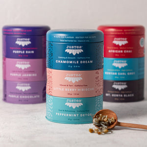 Herbal Tea Variety Gift Trio - Loose Leaf - JusTea